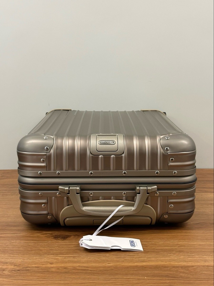 Rimowa Topas Cabin Titanium 32Liters (pre LVMH) - NEW -Made in
