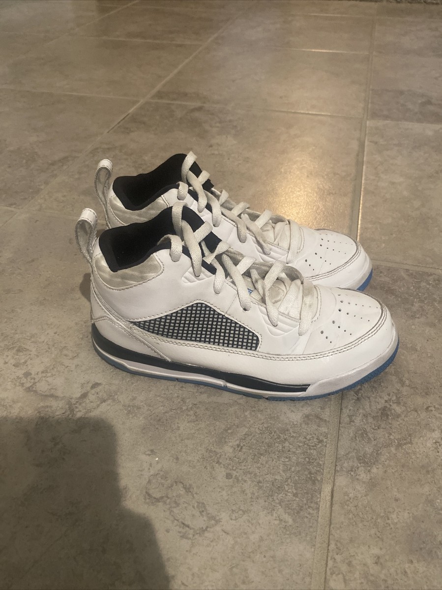 White Jordan Flight Legend Black Blue Size Jordan Flight White