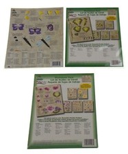 FolkArt One Stroke 1003 1006 1035 Lot 3 Learn To Paint Plaid Flowers Leaves Bird