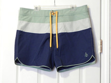 Lands' End Men's Size 38 Green/Blue Color Swim Trunks BNWOT
