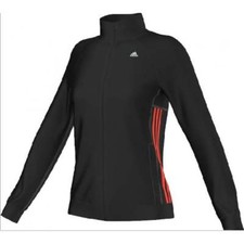 Image of Adidas Climate 3 Sess TT Black / Red (Z30) M65780 Ladies Track Top