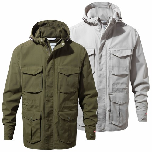 Craghoppers Mens NosiLife Forester Jacket Parchment
