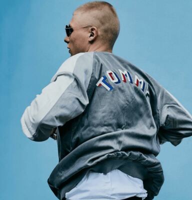 Tommy Hilfiger JACKE Thdm Varsity Bomber Gr. L