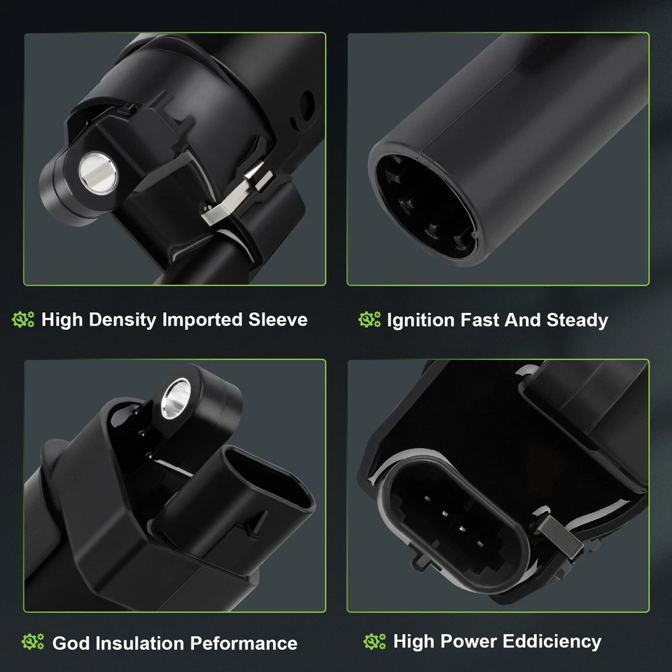 8 Round For 2015-2019 Chevrolet Suburban 5.3L V8 Ignition Coil & Spark Plug - Image 3 of 4