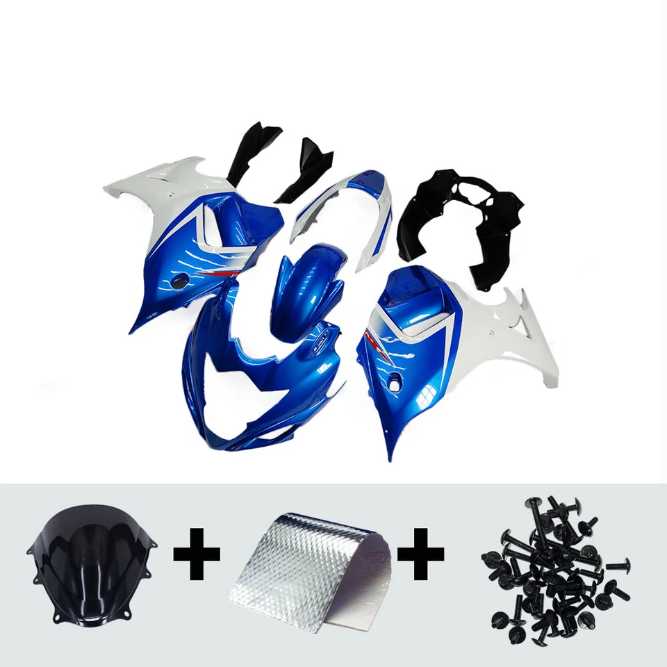 ABS Fairing for Suzuki Katana GSX650F 2008 2009 2010 2011 12 2013 Blue Bodywork  Foto 2 de 4