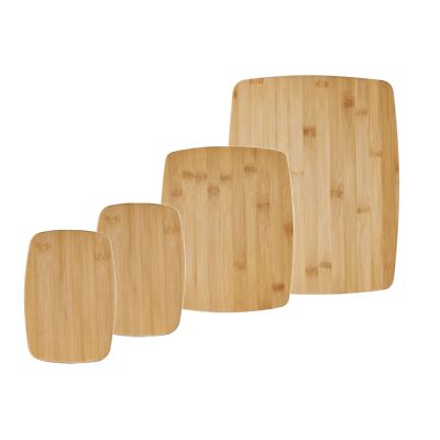 Juego de 4 tablas de cortar de bambú para cocina