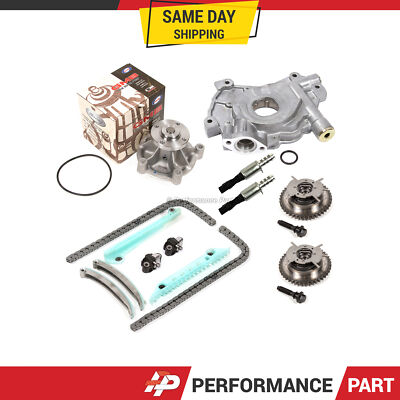 Timing Chain Kit Cam Phaser VCT Selenoid Water Oil Pump for 05-09 Ford Mustang