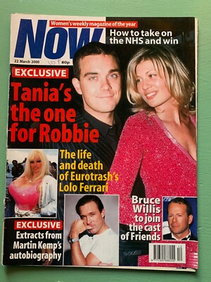 NOW 22-Mar-2000 ROBBIE WILLIAMS Shebah Ronay Tyra Banks Benjamin Bratt Brookside