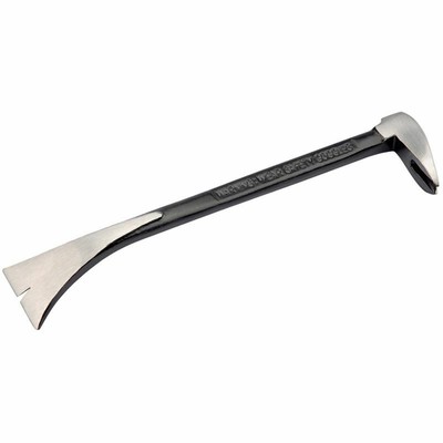 PRY CROW BAR 10/" 250mm LONG NAIL TRIM CLIP PULLER REMOVER WITH RUBBER HANDLE