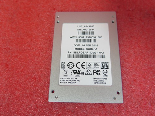 SanDisk SDLFOEAR-120G-1HA1 CloudSpeed Ascend 2.5" 120GB SATA SXBLFA - Picture 2 of 2