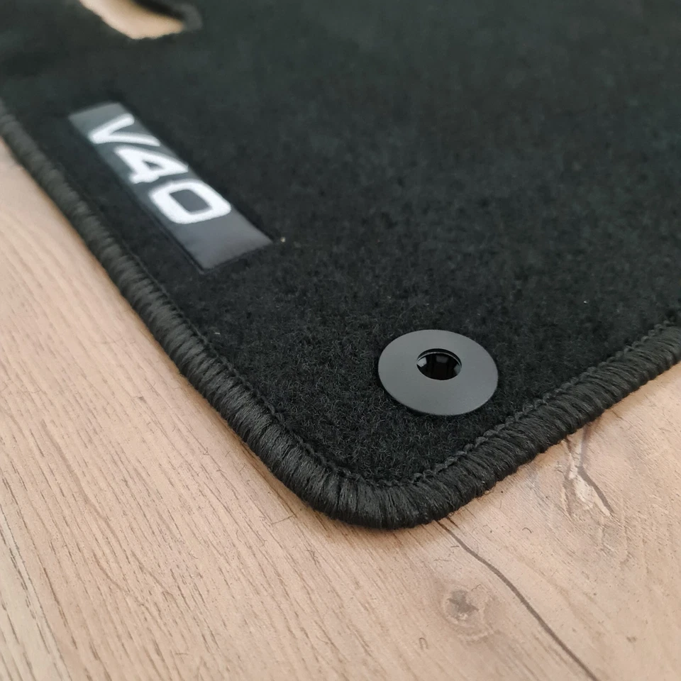 Alfombrillas delanteras de terciopelo para dos coches para Volvo V40 2013-2019 revestimientos de alfombras impermeables Foto 3 de 4