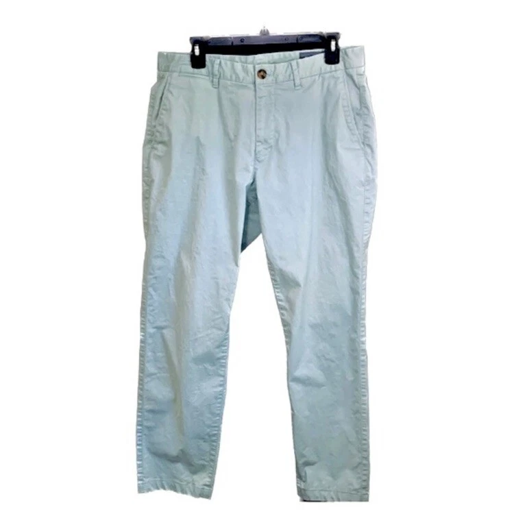 Bonobos Athletic Fit Chinos Pants Khakis Trousers Light Sage Green Men s 33x32
