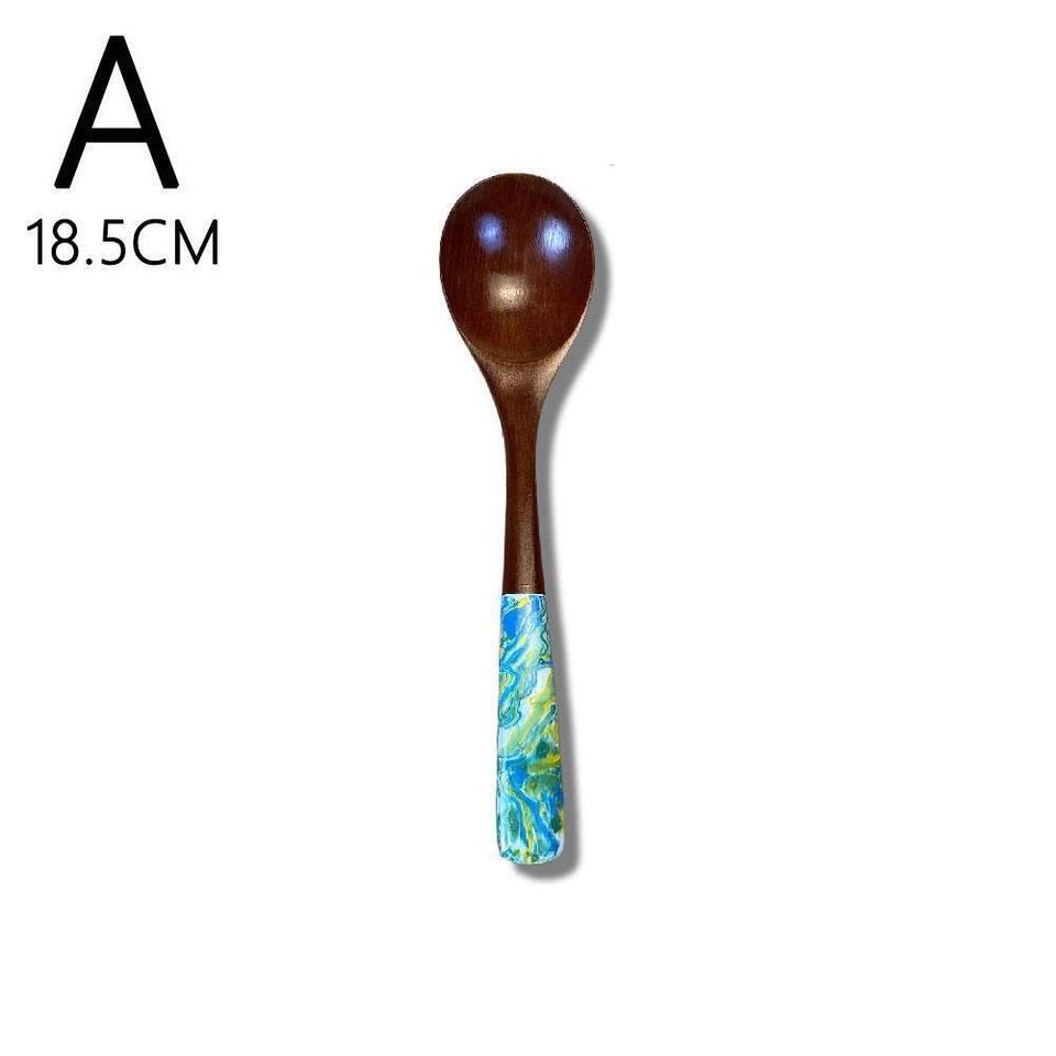 Wooden Spoon Honey Teaspoon Seasoning Coffee Tea Sugar New Kitchen
