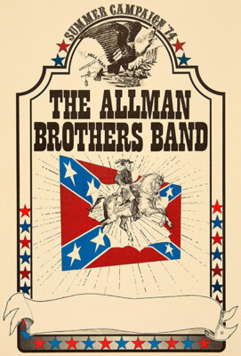 ポスター　ヴィンテージ　The Allman Brothers Band The Allman Brothers Band - 1974 - Summer Campaign - Poster | eBay
