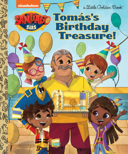 Tomss Birthday Treasure (Santiago of the Seas) (Little Golden Book) - GOOD