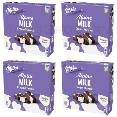 4 x MILKA HAPPY COWS Cream Flavor Soft Chocolate Candies Souffle Sweets 350g