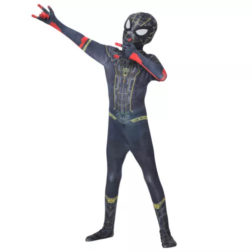 Kids Adult Spider-Man Far From Home Spiderman Zentai Cosplay Costume Suit Red - Picture 24 of 39