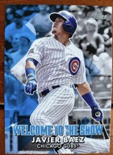 2022 Topps Welcome to the Show #WTTS19 Javier Baez Chicago Cubs Insert Card
