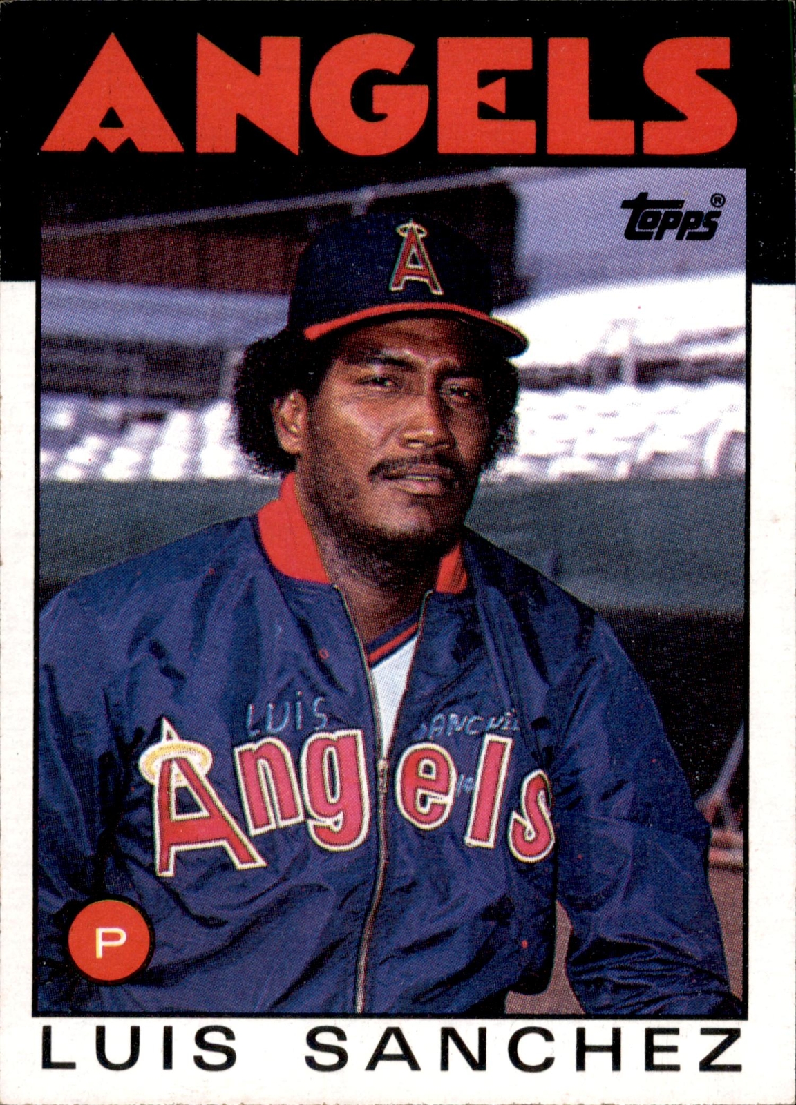 Luis Sanchez #124 1986 Topps