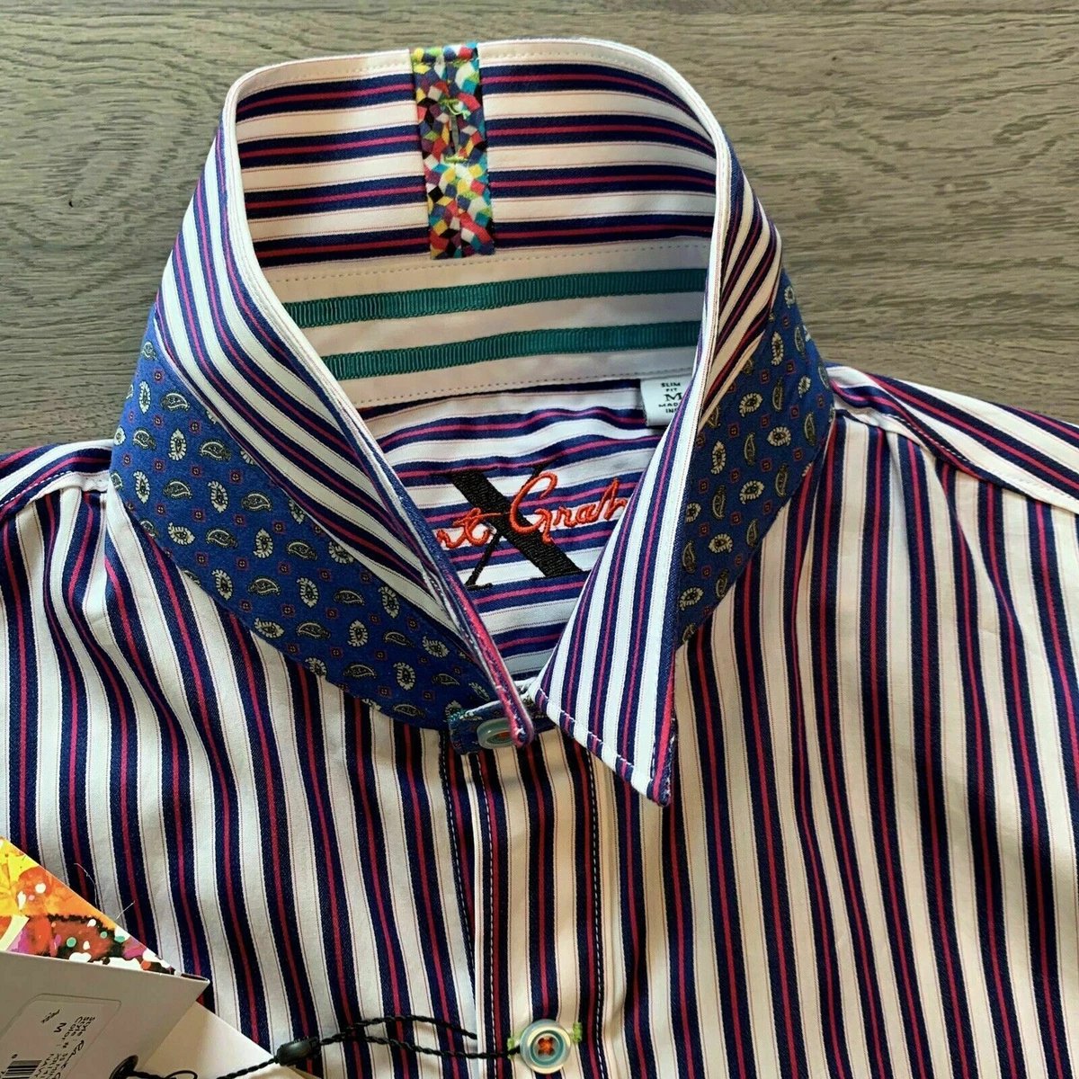 Robert Graham Ray Stretch Limit Modern Coupe Confort Homme