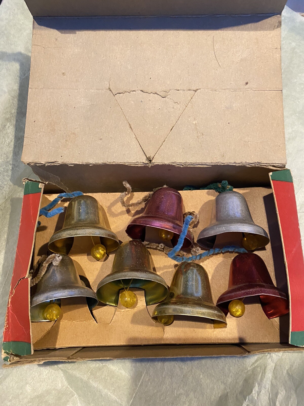 VTG MCM Melodee 7 Metal Christmas Bells Criterion USA Original Box! eBay