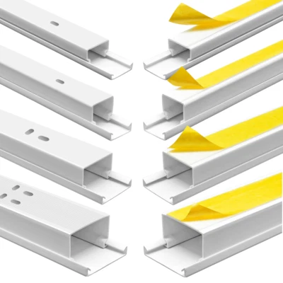 ARLI Kabelkanal Installationskanal schraubbar selbstklebend PVC Elektro Kanal - Bild 1 von 4