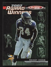 2003 Topps Total Award Winners #AW14 Randy Moss Minnesota Vikings