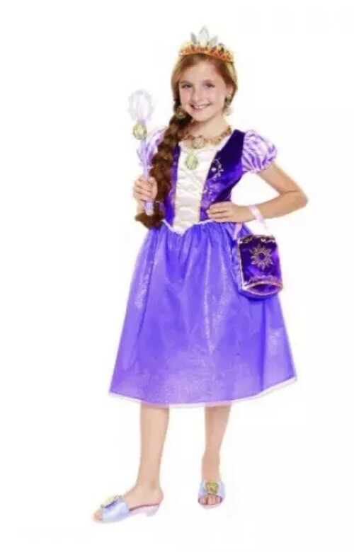 Disney Princess Rapunzel Deluxe Accessory Set Tangled Tiara Brush