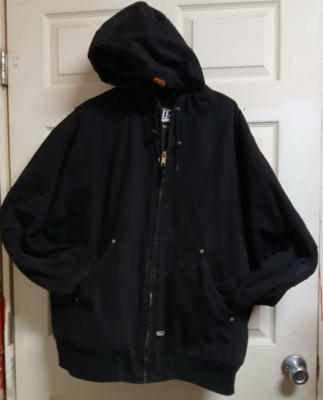 WALLS Zero-Zone-Black Hooded Jacket Insulated Size 2XL-Large Regular-Spots