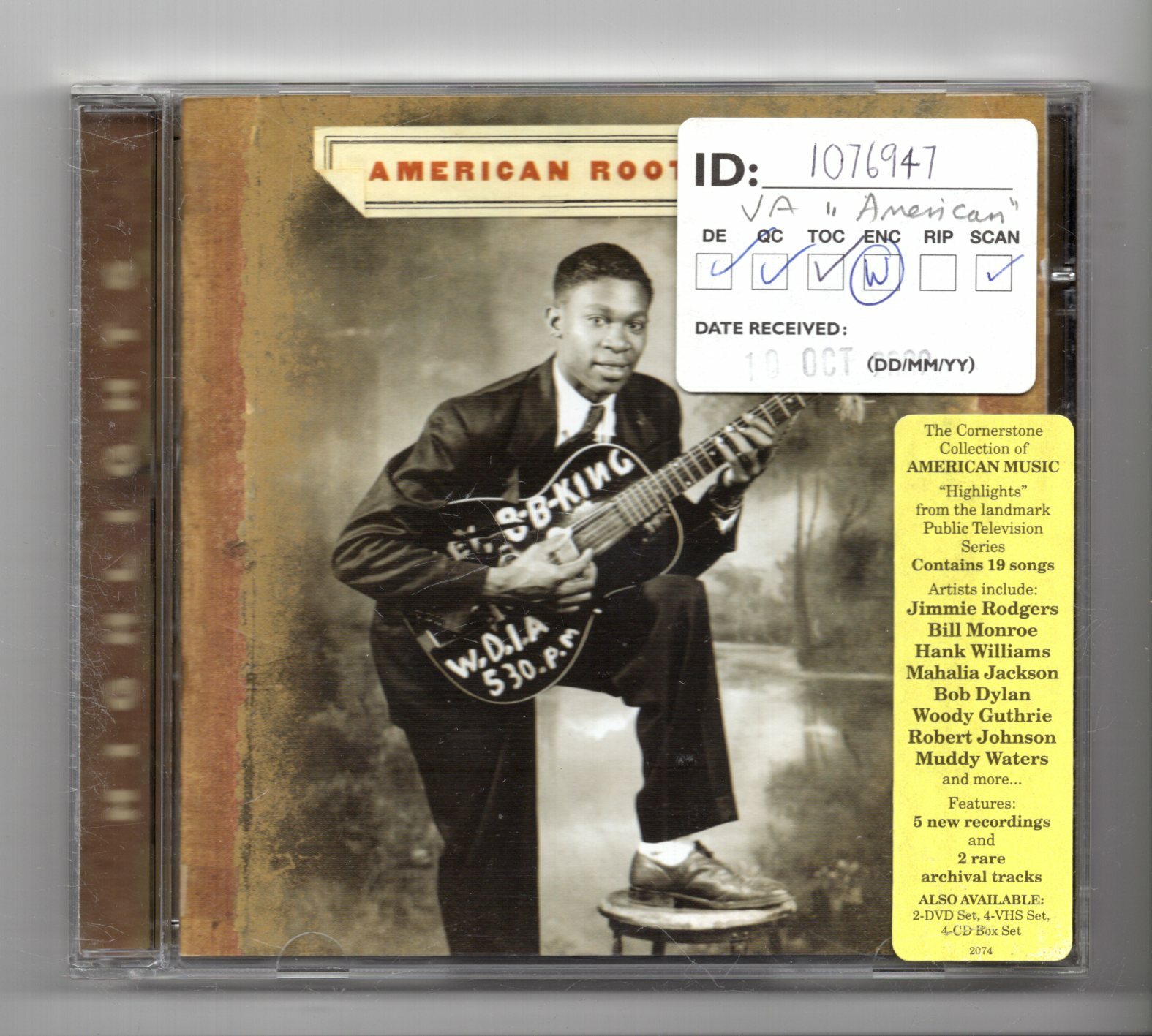 (JP588) American Roots Music, Highlights, 19 tracks various artists - 2001 CD