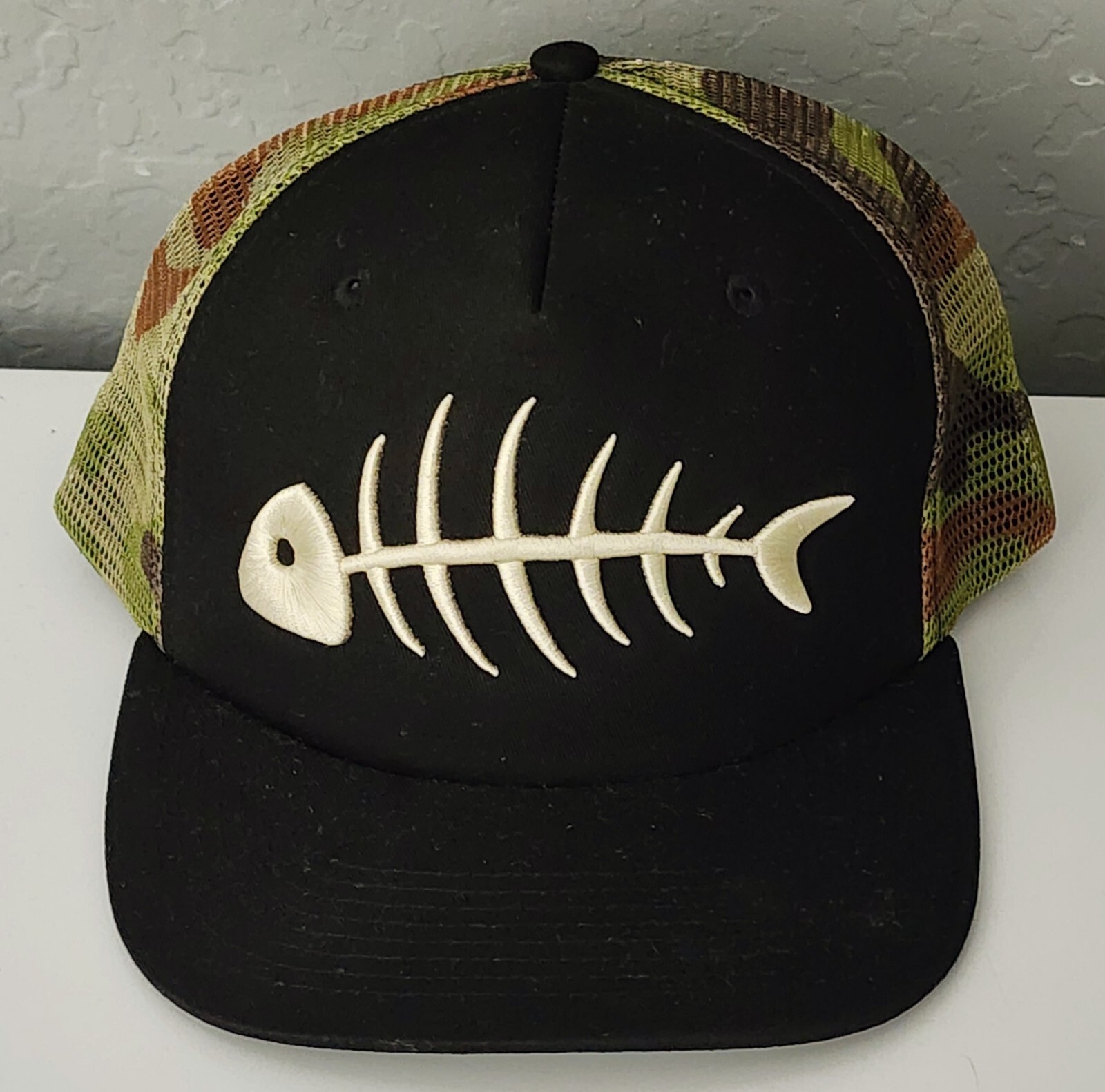 Double Portion Supply Hat Fish Skeleton SnapBack … - image 1