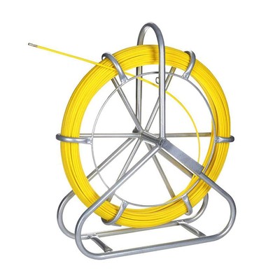 INTBUYING Fish Tape Continuous Fiberglass Wire Cable Running Rod Duct Rodder ...