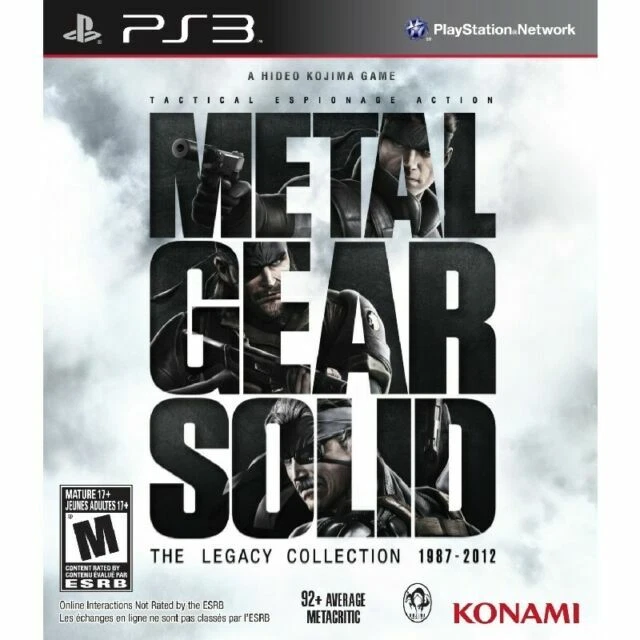 Metal Gear Solid Legacy Collection (Sony PlayStation 3, 2014)