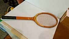 Vintage 1960's Wood Tennis Racket clc Autograph Racquet