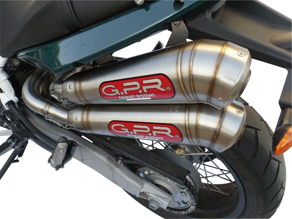 Moto Morini Sport 1200 2008-2010 GPR Exhaust Dual SlipOn Silencers Powercone New