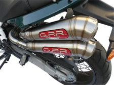 Moto Morini Sport 1200 2008-2010 GPR Exhaust Dual SlipOn Silencers Powercone New