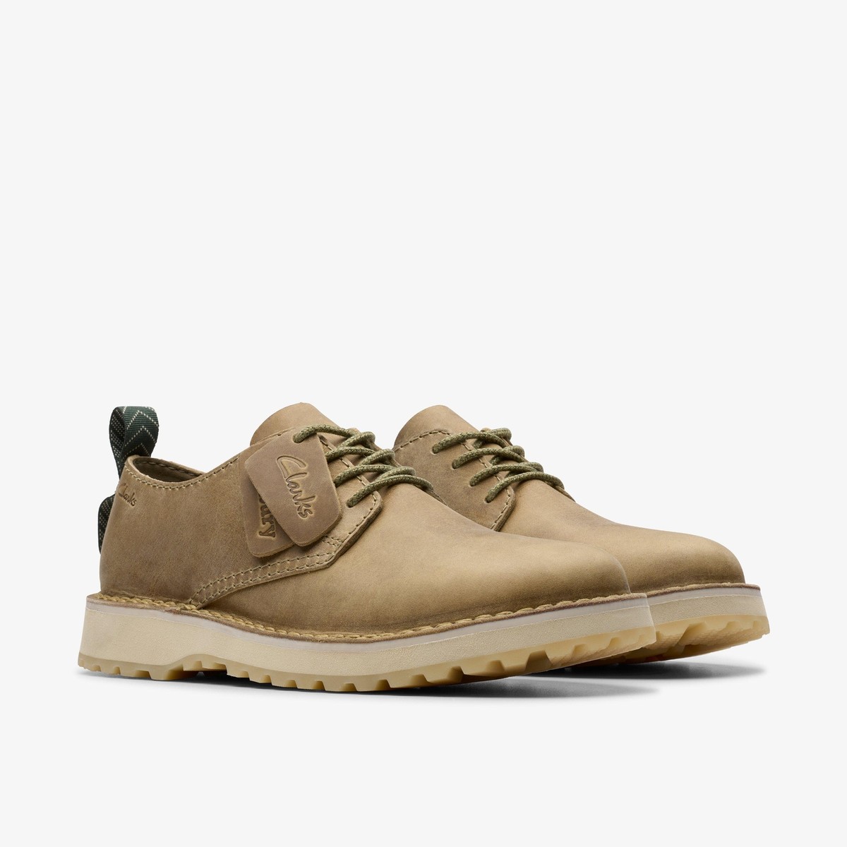 Clarks Men's Solsbury Lace Dark Sand Leather 26178984 | eBay