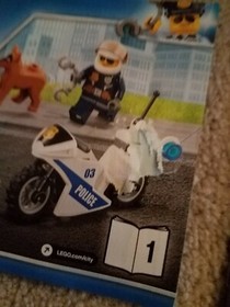 LEGO-"City-Mobile Command Center" Set 60139 used near complete booklets