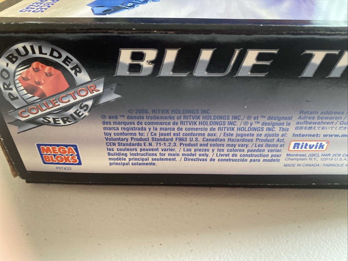 Mega Bloks Blue Thunder Pro-Builder Collector Series 9743 690 Pcs