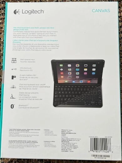 Logitech Canvas Keyboard Case for iPad Air- 920-007261 - Image 2 of 2