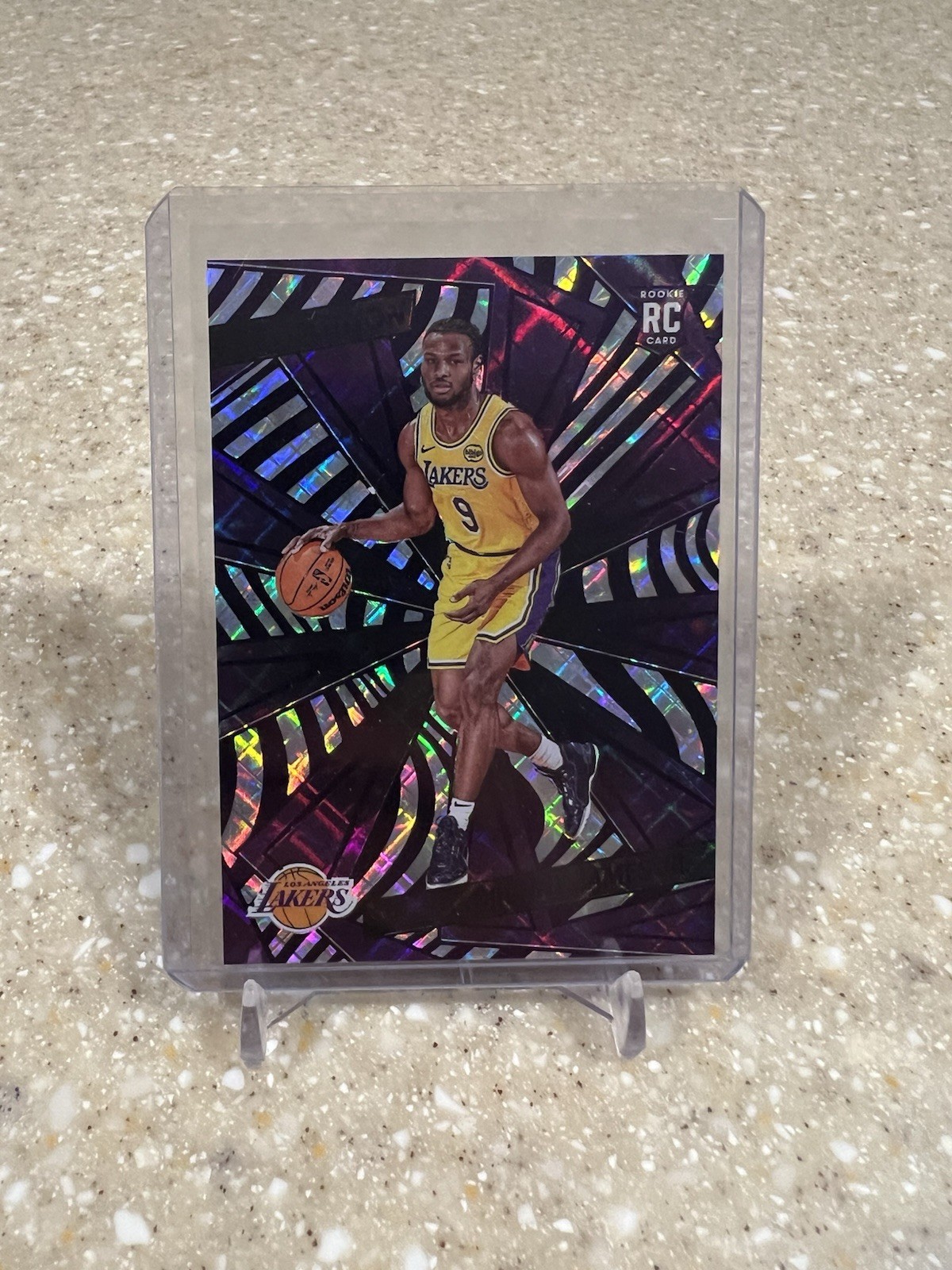 2024-25 Panini Revolution Bronny James Jr Rookie RC Cosmic /99 #118 Lakers