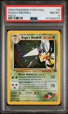 Pokemon 2000 Pokemon Gym Challenge Koga's Beedrill #9 PSA 8 NM-MT SWIRL