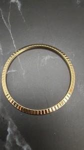 Genuine Rolex 18K Men's Gold Bezel OD 34.3 ID 30.6, 4.09 Grams Gold