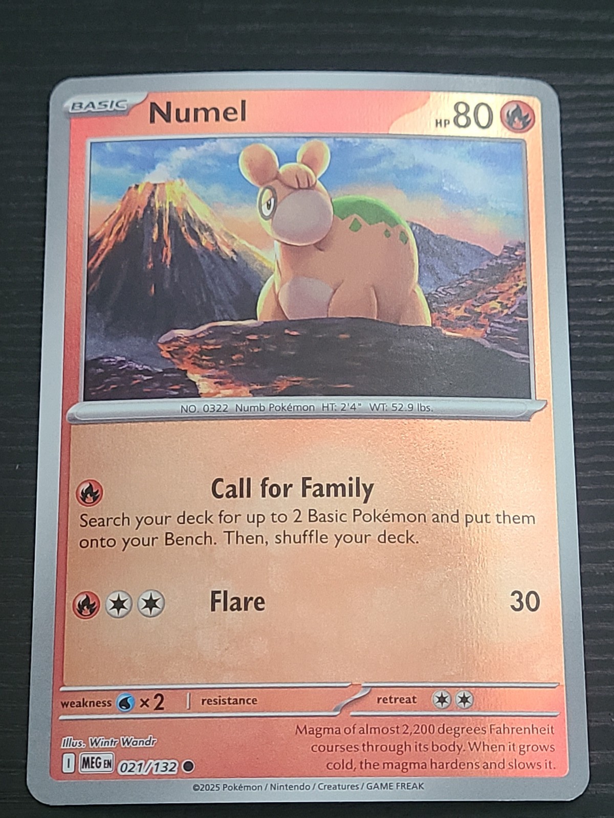 Numel Pokemon TCG ME01: Mega Evolution #021/132