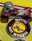 Hot Wheels Redline Red Baron 1970 Original Version with Sharp Roof Spike