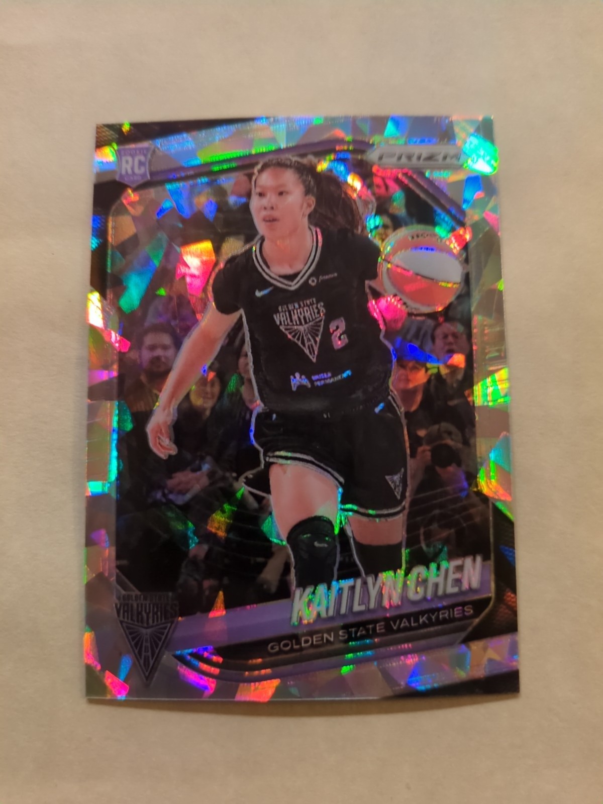 2025 Panini Prizm WNBA #100 Kaitlyn Chen Ice Prizms