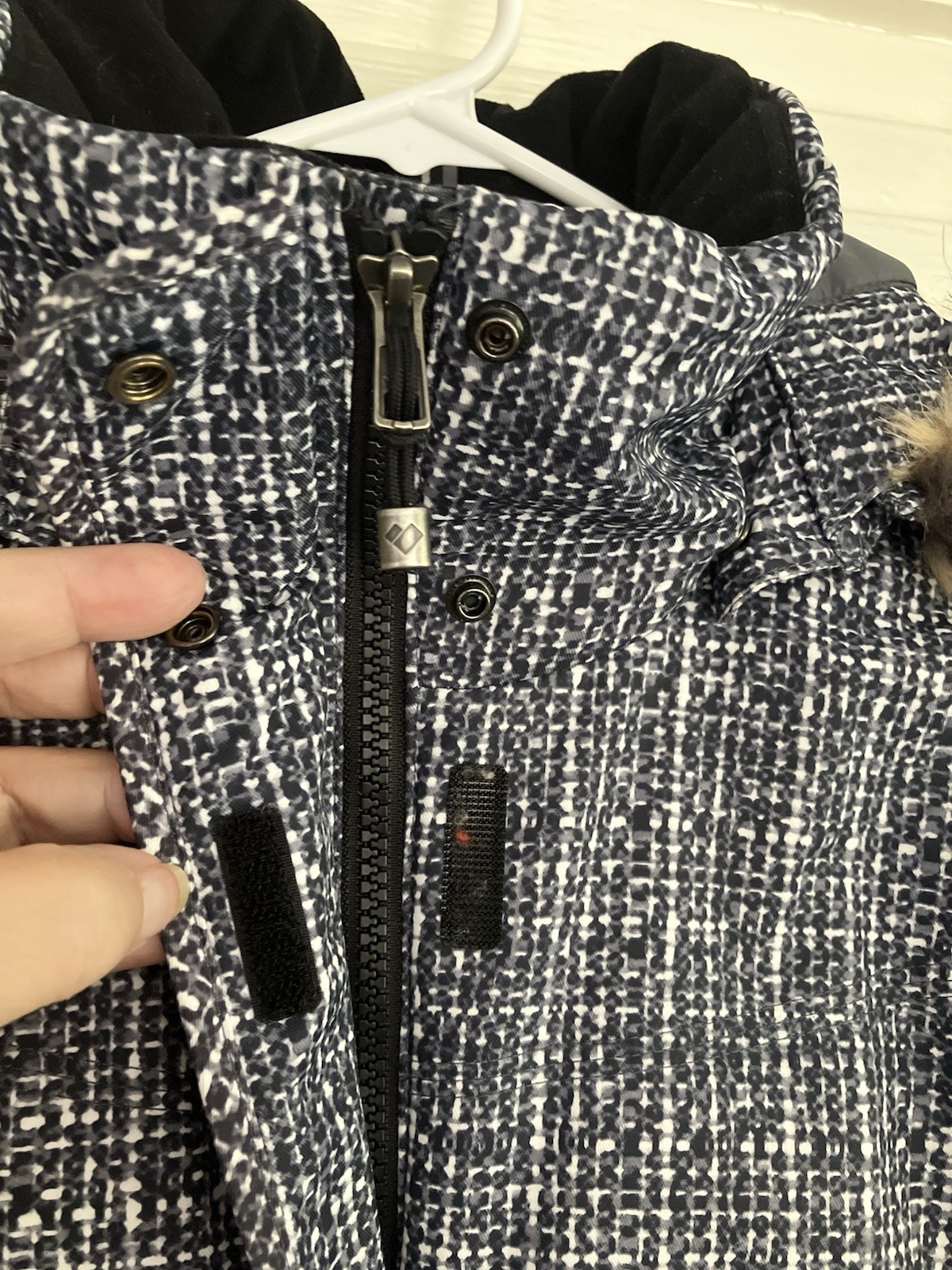 Jacket OBERMEYER SKI THERMORE Graphite Print Zipp… - image 13