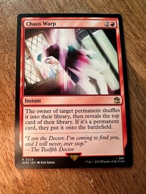 Chaos Warp / Chaosschleife - Doctor Who - NM - EN - MTG - Magic the Gathering