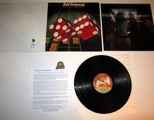 Bad Company Straight Shooter Swan Song MINT '75 1st USA Analog Ultrasonic CLEAN