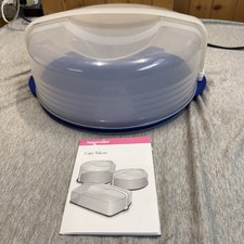 Tupperware runder Tortenheber ::: Farbe dunkelblau ::: sehr wenig benutzt